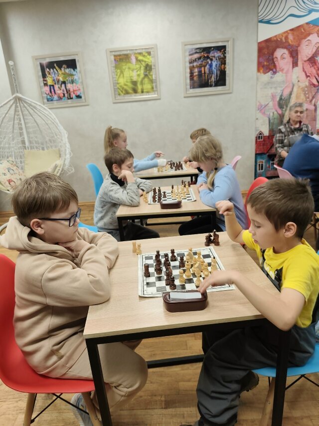 Шахматный турнир в шахматной студии "Чапаев"