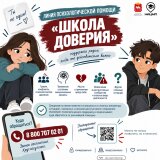 Начала работу линия психологической помощи «Школа доверия»
